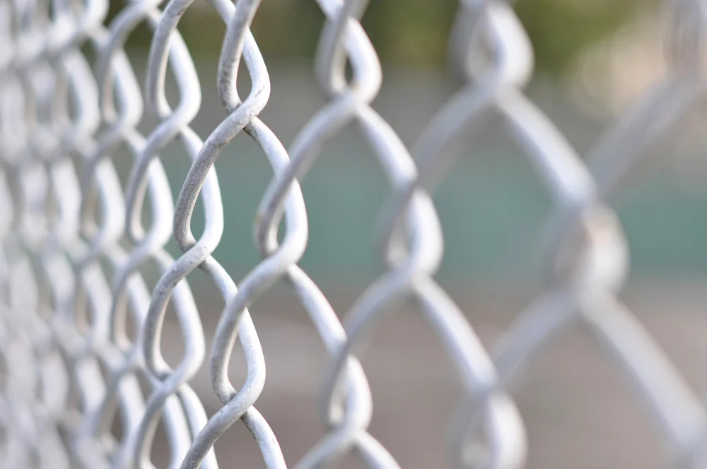 galvanized fence